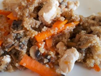 Quinoa con pollo y verduras