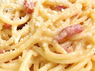 Espaguetis a la carbonara