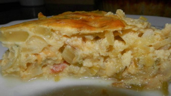 pastel-de-calabacin-y-gambas Pastel de calabacín con gambas