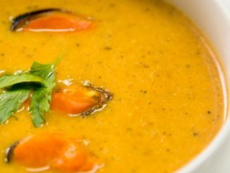 Crema de mejillones
