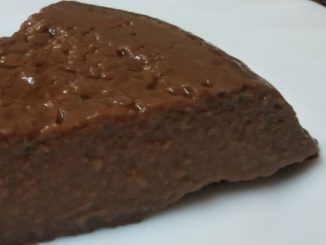 Flan de chocolate casero