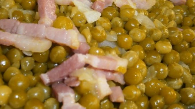 guisantes con bacon Guisantes con bacon