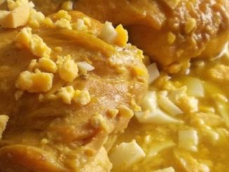 Pollo en pepitoria