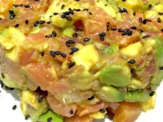 Tartar de salmón