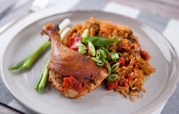 Arroz con pato